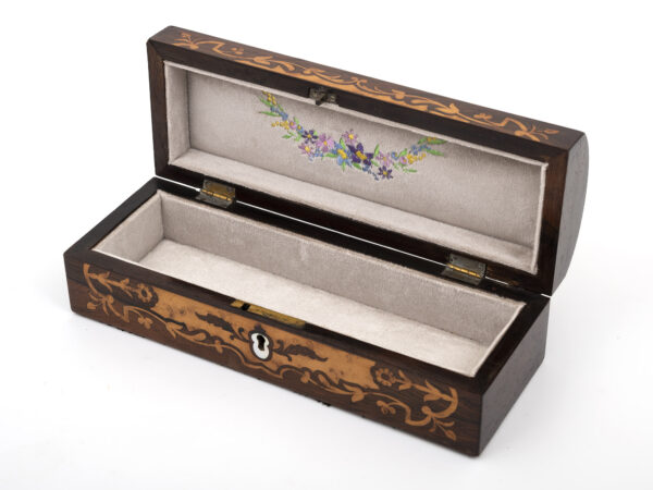 antique jewellery box open