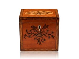 Overview of the Satinwood Tea Caddy