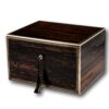 Overview of the vanity box with the key inserted