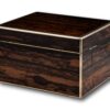 Overview of the rear of the vanity box