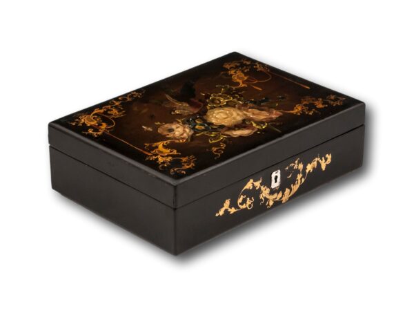 Overview of the Papier Mache Sewing Box