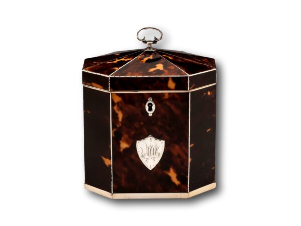 Front of the Tortoiseshell Tea Caddy