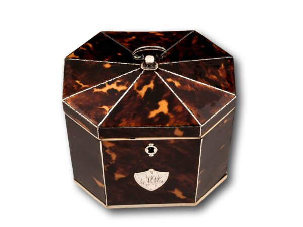 Top of the Tortoiseshell Tea Caddy