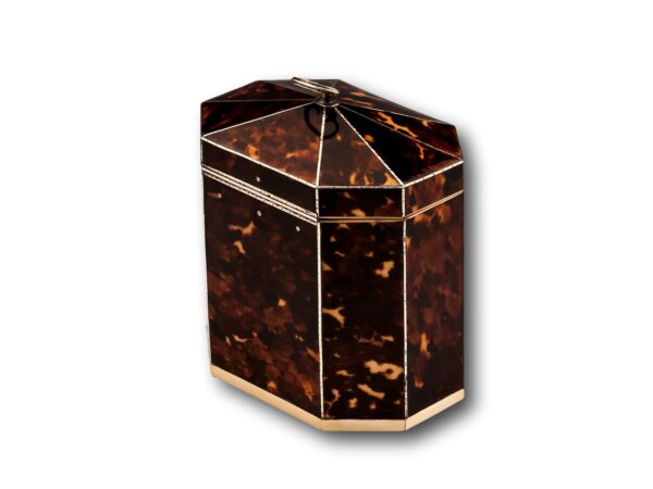 Rear of the Tortoiseshell Tea Caddy