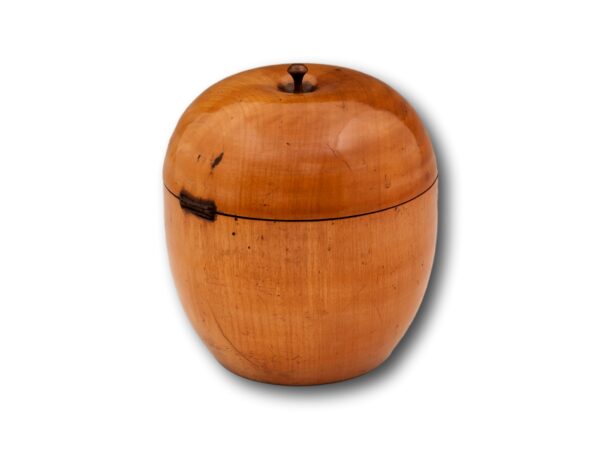 Side of the Georgian Fruit Tea Caddy