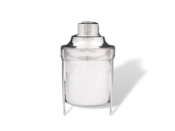 Overview of the Sterling Silver Tea Caddy