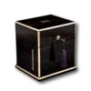 Overview of the Decanter box with the key inserted