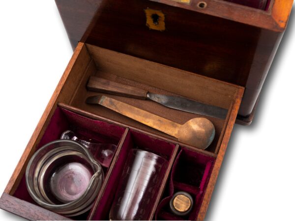 Close up of the drawer contents