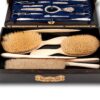 close up of the vanity tools in the pull out draw