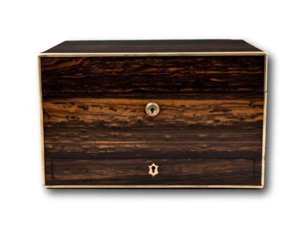 Front of the Coromandel Jewellery Box by Halstaff & Hannaford