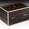 Antique Exotic Coromandel Jewellery Box - Image 5