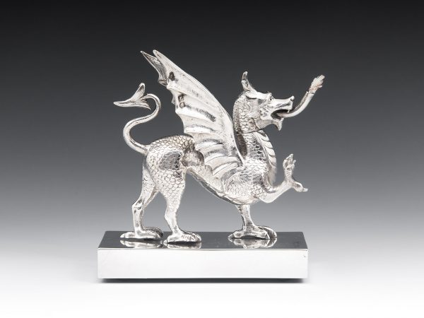 Silver Dragon table lighter