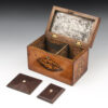 Georgian Satinwood Shell inlaid Tea Caddy - Image 10