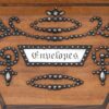 Antique Satinwood Stationery Box - Image 6