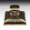 Boulle Tortoiseshell & Brass Inkwell - Image 2