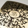 Boulle Tortoiseshell & Brass Inkwell - Image 8