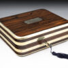 Antique Brass Bound Jewellery Box - Image 9