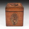 Georgian Satinwood Shell inlaid Tea Caddy - Image 5