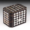 Antique Harlequin Tea Chest - Image 4
