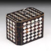 Antique Harlequin Tea Chest - Image 5