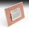 Art Deco Pink Shagreen Desk Calendar - Image 3