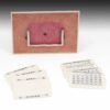 Art Deco Pink Shagreen Desk Calendar - Image 5
