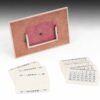 Art Deco Pink Shagreen Desk Calendar - Image 6
