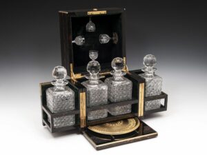 opened decanter box