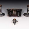William Comyns Tortoiseshell and Silver Desk Set - Image 13