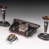 William Comyns Tortoiseshell and Silver Desk Set - Image 14