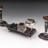 William Comyns Tortoiseshell and Silver Desk Set - Image 16