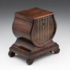 Rosewood Lyre Antique Tea Caddy - Image 4