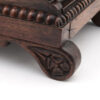 Rosewood Lyre Antique Tea Caddy - Image 6