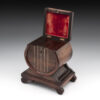 Rosewood Lyre Antique Tea Caddy - Image 7