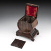 Rosewood Lyre Antique Tea Caddy - Image 9