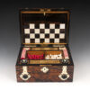 Antique Walnut Games Box - Image 7