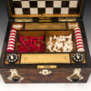 Antique Walnut Games Box - Image 8