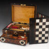 Antique Walnut Games Box - Image 19