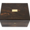 Coromandel Jewellery Box top view with vacant initial plate
