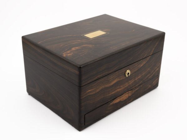 Coromandel Jewellery Box front side angle