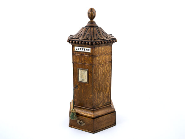 Side view of Country house Letter box