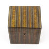 Scottish Mauchline Ware Tea Caddy top down view