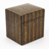Scottish Mauchline Ware Tea Caddy rear side view