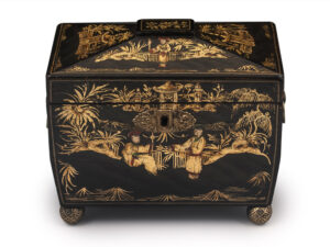 Antique Chinoiserie Tea Caddy main image