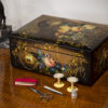 Papier Mache Sewing Box - Image 2