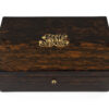 Cased coromandel writing box top down view
