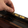 Cased coromandel writing secret compartment access