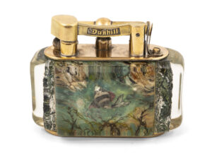 dunhill aquarium lighter front view