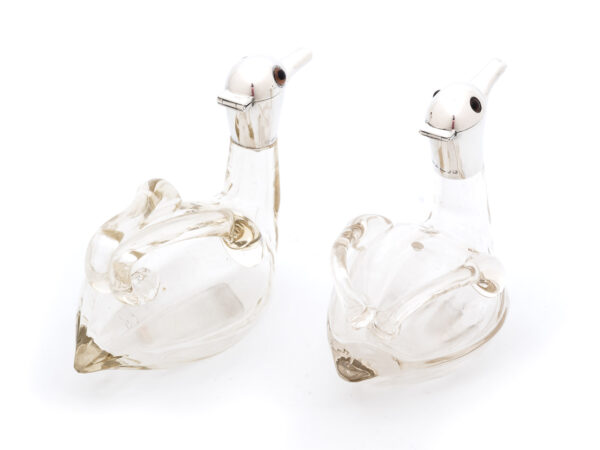 duck liqueur decanters rear angle