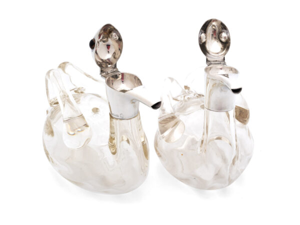 duck liqueur decanters open